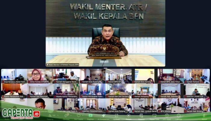 Penyelesaian Berkas Layanan Pertanahan, Wamen Ossy Tegaskan Target Progresif di Akhir Maret 2026