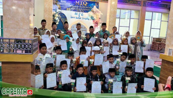 MTQ Tingkat Desa Siulak Panjang  Resmi Di Tutup Kades Al Fikri