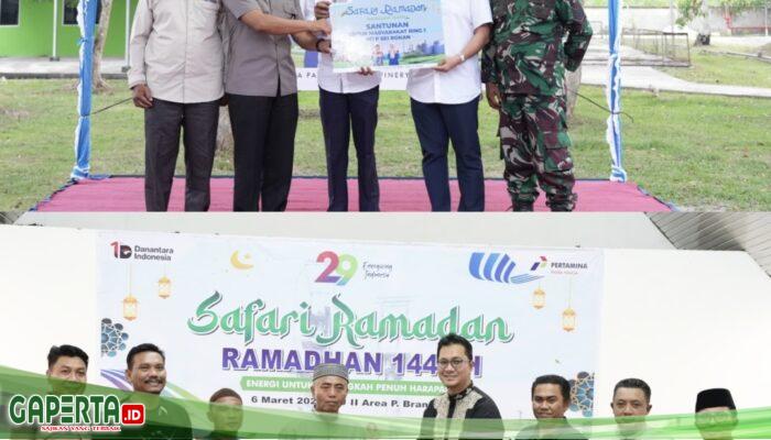 General Manager Kilang Pertamina Dumai Tutup Rangkaian Safari Ramadan di Unit Operasi Sungai Pakning, Salurkan Bantuan Sosial di Tiga Wilayah Operasional
