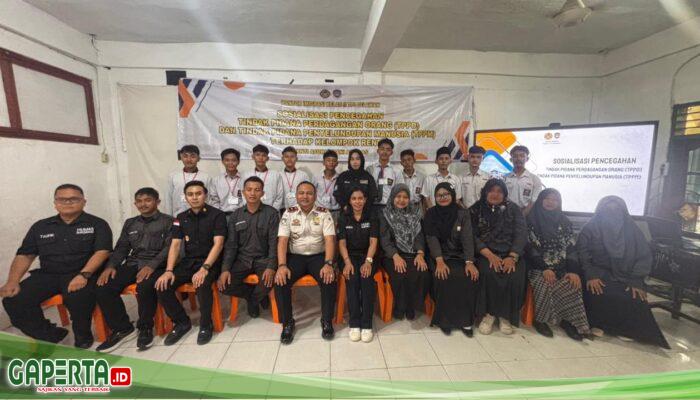 Imigrasi Kelas ll TPI Belawan Himbau Pelajar Cegah Kejahatan Perdagangan Orang