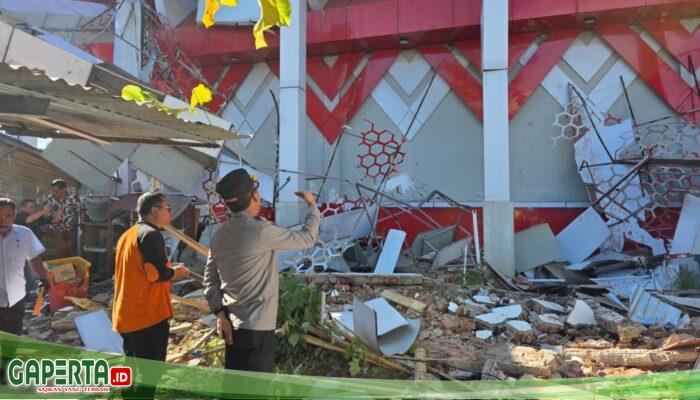 Pasca-Gempa Maluku Utara, Wakapolda Sulut Pimpin Langsung Peninjauan Infrastruktur dan Mitigasi di GOR KONI Sario
