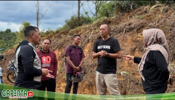 Bupati Monadi Bersama Dinas PUPR Tinjau Pembangunan Jalan Renah Pemetik