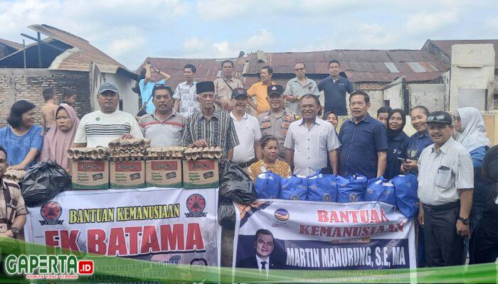 FK Batama Labuhanbatu Memberikan Tali Asih Kepada Masyarakat Musibah Kebakaran Di Lingkungan Bakti Lama, Jabahot Simamora: Mari Kita Berbagi Kasih Kepada Masyarakat Yang Terkena Musibah