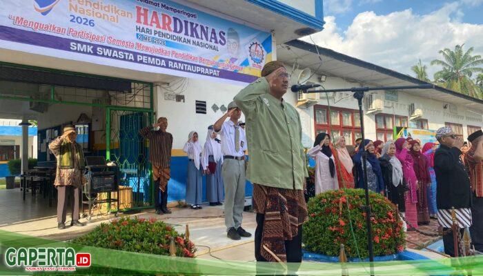 SMKS Pemda Rantauprapat Laksanakan Upacara Hari Pendidikan Nasional
