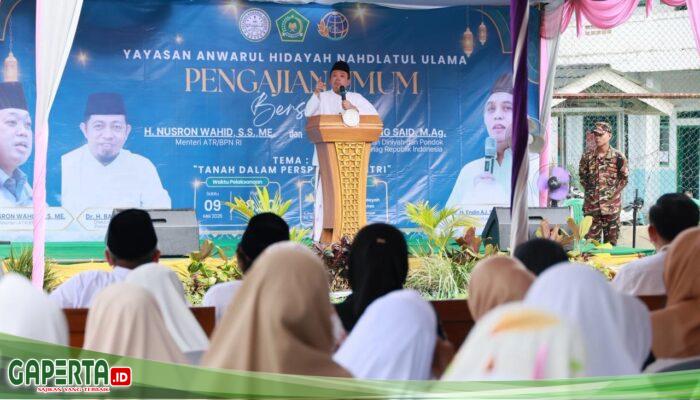 Bicara Soal Amanah Pimpinan dalam Pengajian di Pandeglang, Menteri Nusron: Permudah Rakyat