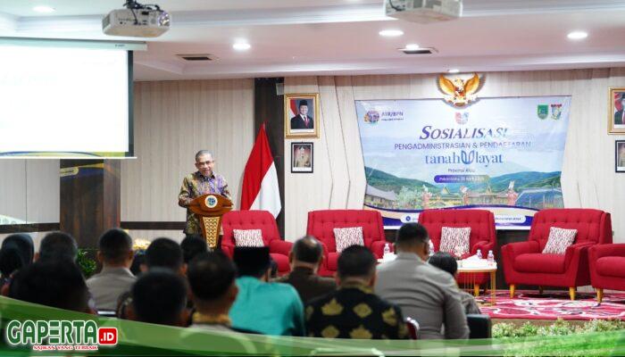 BPN Riau Gelar Sosialisasi Tanah Ulayat, Kampar dan Rohil Inventarisasi 8 Bidang