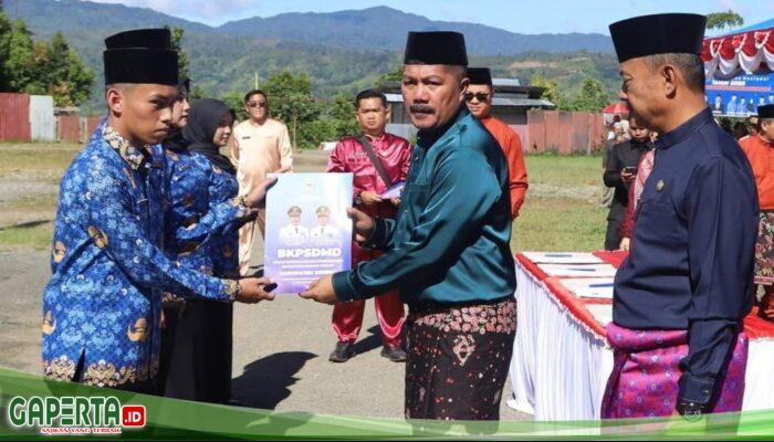 Bupati Kerinci Monadi Serahkan 334 SK PNS, Tegaskan Komitmen Pelayanan Publik Berkualitas
