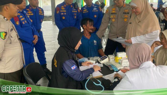 Polres Dumai Laksanakan Program Jelajah Riau Untuk Rakyat (JALUR) Dalam Bentuk Berbagi Sembako Dan Penyuluhan Kesehatan Serta Pengobatan Gratis