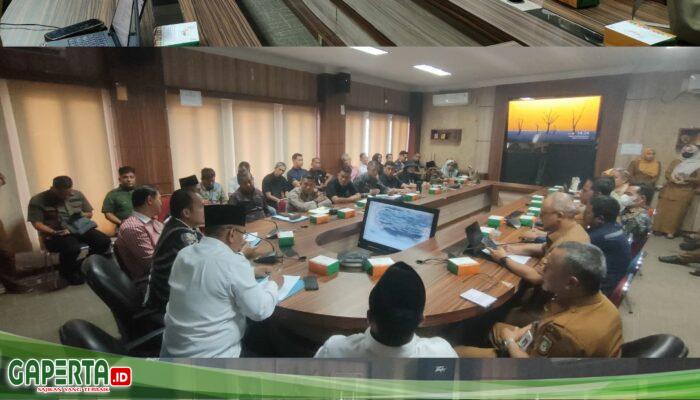 Rapat Tindak Lanjut RoW 100 Meter Jl. Sudirman, PT PHR Absen