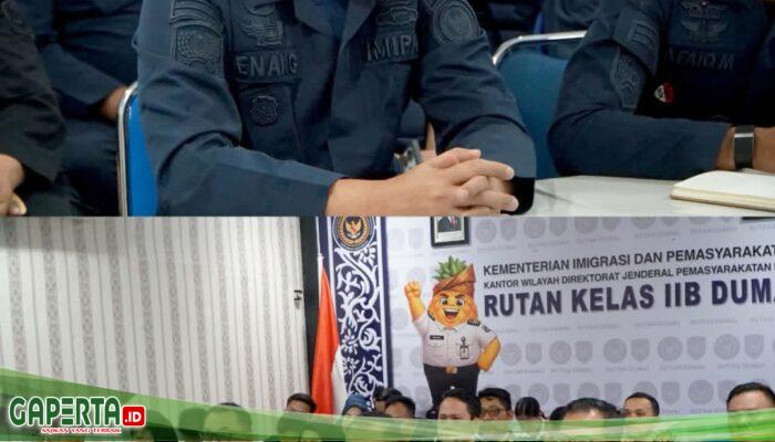 Rutan Dumai Ikuti Arahan Dirjenpas Terkait Penguatan Tugas Pokok dan Fungsi Pemasyarakatan