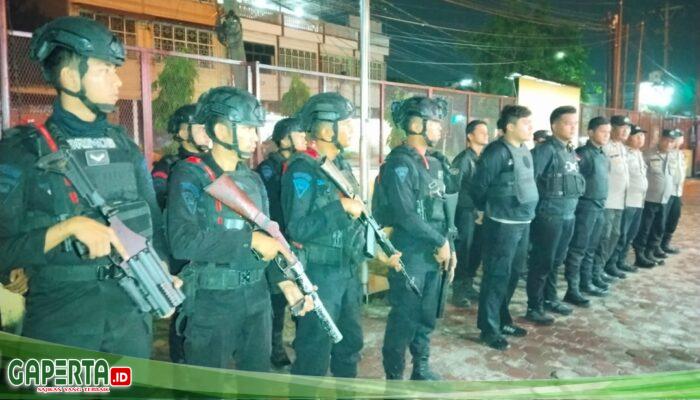Polres Pelabuhan Belawan Bersama Brimob dan Dit Samapta Polda Sumut Gelar Patroli Gabungan