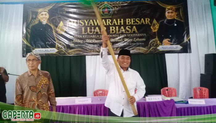 Mubes Luar Biasa, Sugiyarto Terpilih Ketua IKJS Dumai, Siap Emban Amanah