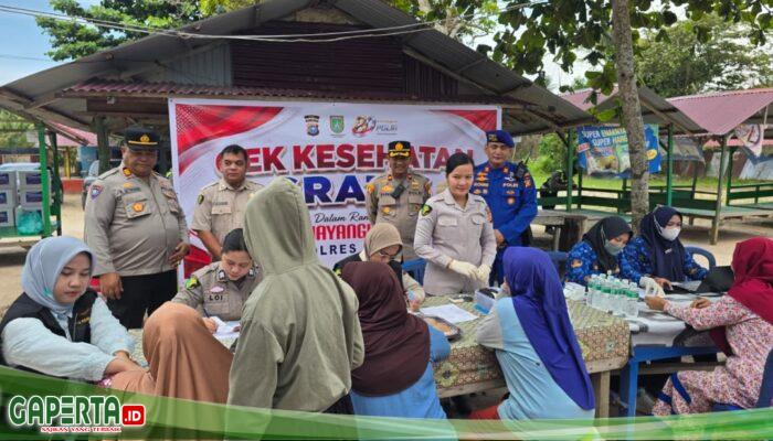 Program JALUR Hadir di Pantai Koneng, Salur Bantuan dan Layanan Kesehatan