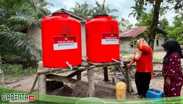 Polres Dumai Melalui Polsek Bukit Kapur Berikan Bantuan Berupa Sumur Bor