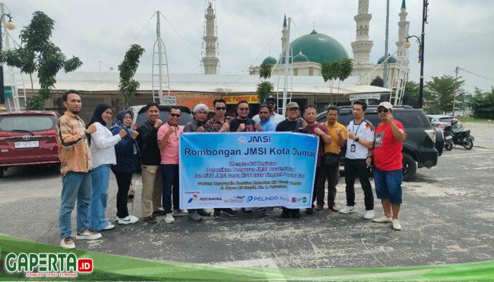 Ikuti Pengukuhan JMSI Riau, Rombongan JMSI Dumai Dilepas Kadis
