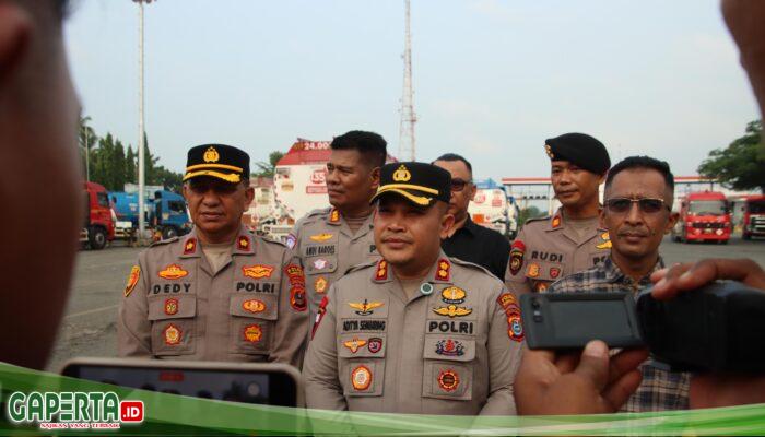 Usai Melakukan Pengecekana Ke Fuel Terminal Medan Grup Polres Pelabuhan Belawan Pastikan Distribusi BBM Ke SPBU Aman