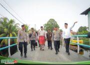 Wali Kota Dumai Dampingi Kapolda Riau Tinjau Jembatan Merah Putih Jelang Peresmian