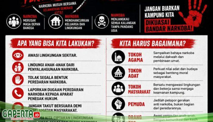 ARLAN Ajak Warga Padangsidimpuan Bersatu Lawan Narkoba: Jangan Takut Bersuara