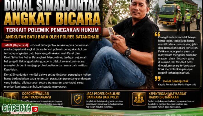 Kaperwil Gaperta.id:  Kejanggalan  Penegakan Hukum Angkutan Batu Bara oleh Kasat dan Kanit Satlantas Polres Batanghari