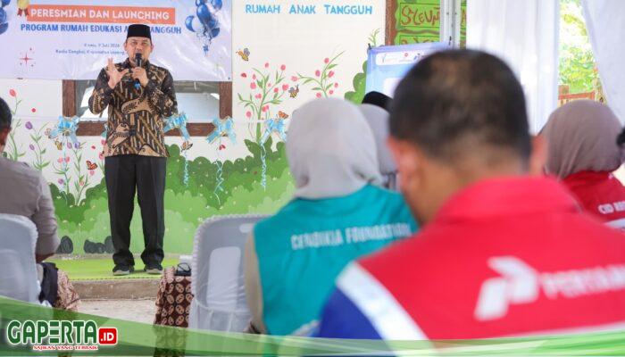 Latih Kesiapsiagaan, PHE NSO Edukasi Anak Desa Kuala Cangkoi Tanggap Bencana