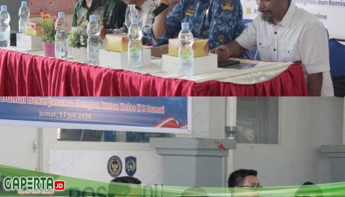Rutan Dumai dan Posbakumadin Berikan Penyuluhan Hukum Kepada Warga Binaan