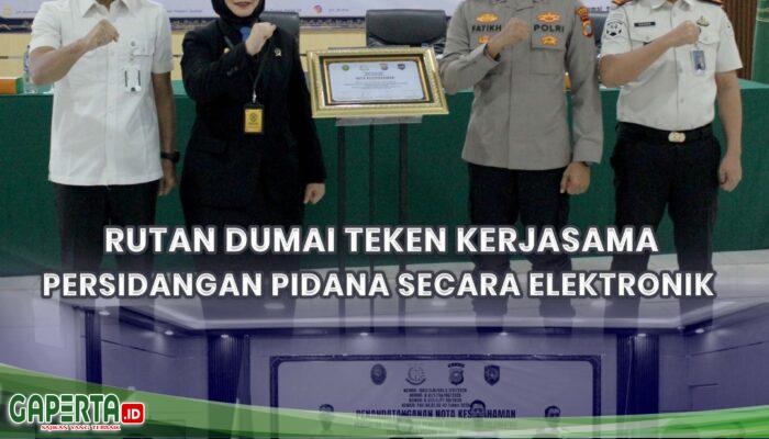 Persidangan Pidana Secara Elektronik, Instansi Terkait Teken Kerjasama