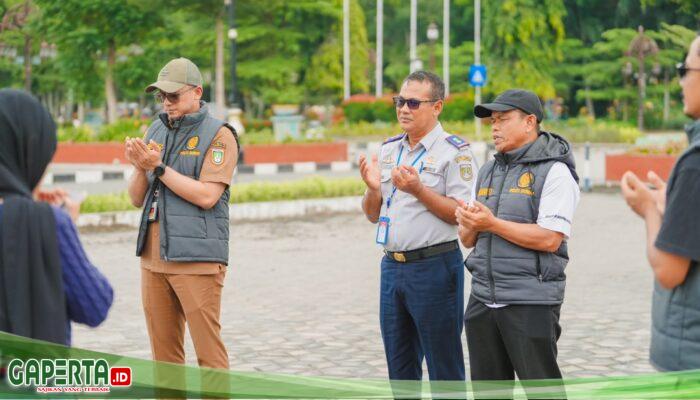 PELTI Dumai Lepas Atlet Tenis Dumai menuju Kejurnas TDP PELTI Riau