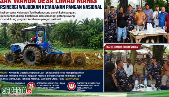 TNI AL Lebih Mengedepankan Kebersamaan Bersama Warga Desa Limau Manis,”Bukannya Untuk Menciptakan Konflik