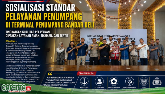 GM Pelindo Regional I Cabang Belawan Yusrizal,”Standar Pelayanan Penumpang Di Terminal Bandar Deli Berjalan Optimal