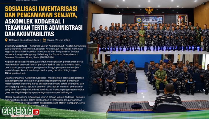 Satukan Persepsi, Kodaeral l Tingkatkan Pemahaman Personel Tentang Inventarisasi dan Pengamanan Senjata