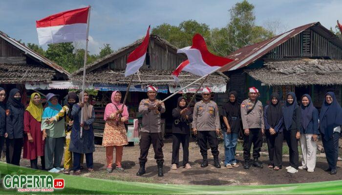 Polsek Dumai Barat Gelar Ekspedisi Merah Putih Presisi di Pesisir
