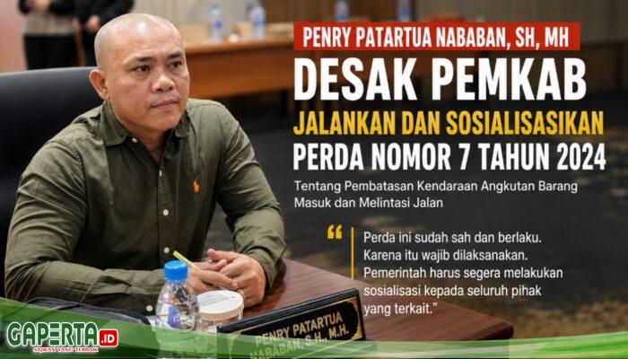 Sekretaris Fraksi PKB DPRD Labuhanbatu Desak Pemkab Segera Sosialisasikan Perda Pembatasan Truk Angkutan Barang