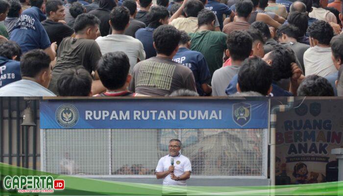 Karutan Dumai Beri Penguatan kepada Warga Binaan, Tekankan Kebersihan dan Ketertiban