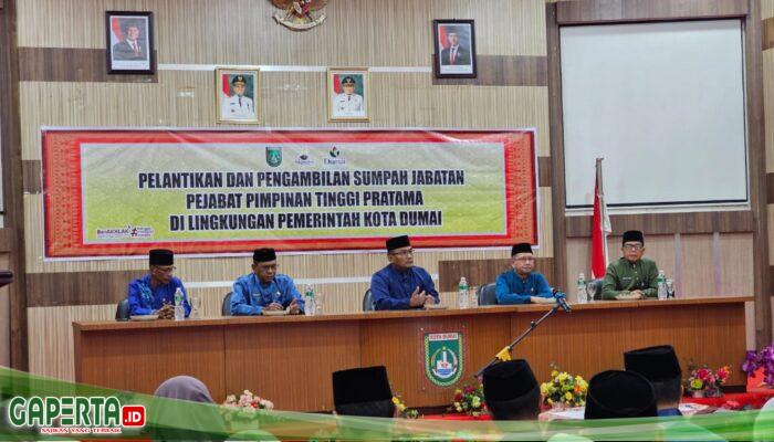 19 Eselon III dan 29 orang Eselon IV Pemko Dumai Mutasi, Ini Daftarnya