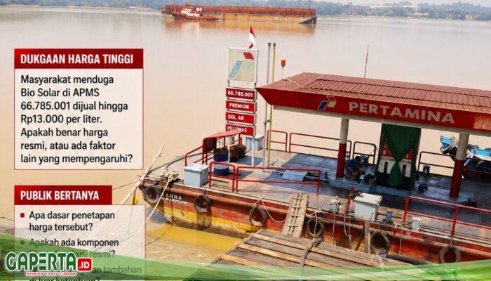 Bio Solar Diduga Dijual Rp13 Ribu/Liter di APMS Tayan Hilir, Harga Resmi atau Ada Biaya Tambahan?
