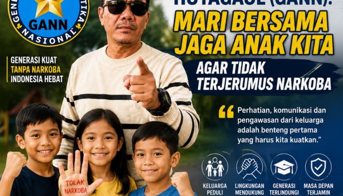 Albert Hutagaol (GANN): Mari Bersama Jaga Anak Kita agar Tidak Terjerumus Narkoba