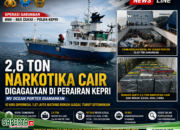 Operasi Gabungan di Perairan Kepri, 2,6 Ton Narkotika Cair dan 1,57 Juta Batang Rokok Ilegal Diamankan