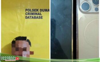 Polsek Dumai Barat Ungkap Kasus Pencurian, Satu Unit iPhone 16 Pro Berhasil Diamankan