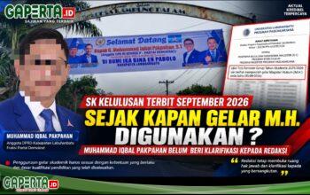 Gelar M.H. Muhammad Iqbal Pakpahan Kembali Disorot, Konfirmasi Redaksi Belum Dijawab