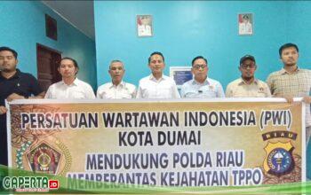 PWI Dumai Siap Bersinergi dengan Polda Riau Berantas TPPO
