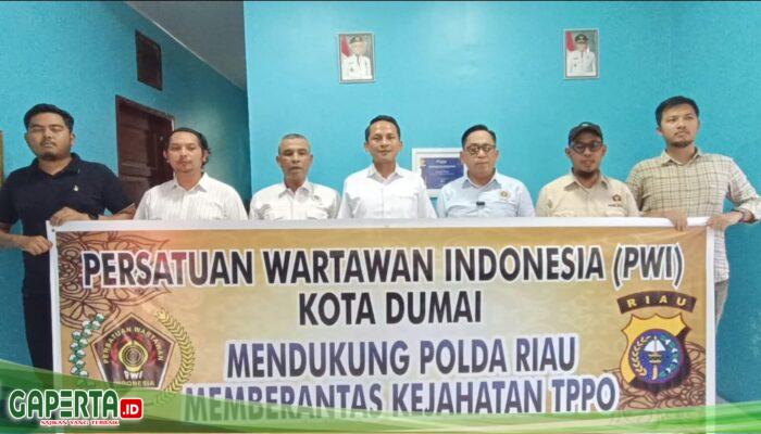 PWI Dumai Siap Bersinergi dengan Polda Riau Berantas TPPO