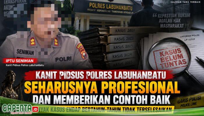 Kanit Pidsus Polres Labuhanbatu Disorot, Penanganan Sejumlah Kasus Lama Dipertanyakan