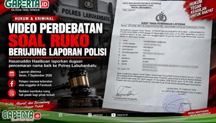 Video Perdebatan Soal Ruko Berujung Laporan Polisi, Pemilik Akun Facebook Dilaporkan