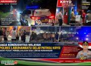 Jaga Kondusivitas Dini Hari, Polres Labuhanbatu Gelar Patroli KRYD di Sejumlah Titik Keramaian
