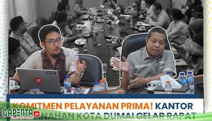 Kantah Dumai Rapat Ekspos Hasil Audit dengan Tujuan Tertentu