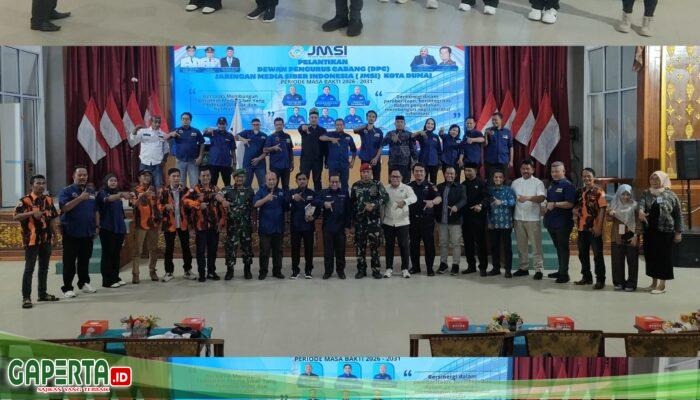 Membangun Ekosistem Media Siber Profesional, Kuat, dan Bermartabat, Struktur DPC JMSI Dumai 2026-2031 Resmi Dilantik