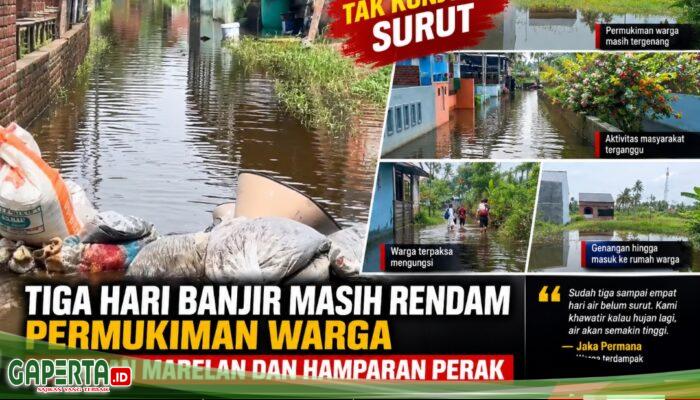 Banjir Berhari-hari Rendam Permukiman, Warga Medan Marelan dan Hamparan Perak Menanti Solusi Pemerintah