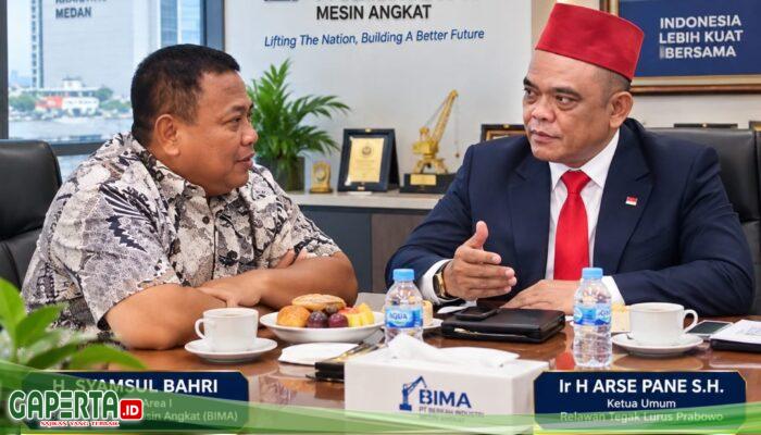 Head OF Area I PT  Bima H,Syamsul Bahri Terima Kunjungan Ketua Umum RTLP Arse Pane