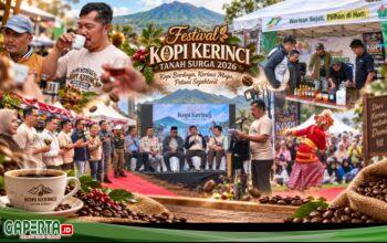 Festival Kopi Kerinci 2026 Ditutup, Monadi Dorong Kopi “Tanah Surga” Jadi Penggerak Ekonomi dan Identitas Daerah