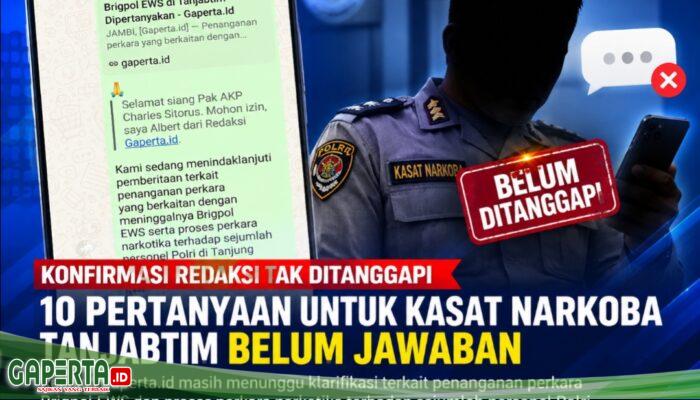 Sepuluh Poin Klarifikasi Belum Dijawab, Penanganan Perkara Brigpol EWS di Tanjabtim Kembali Disorot